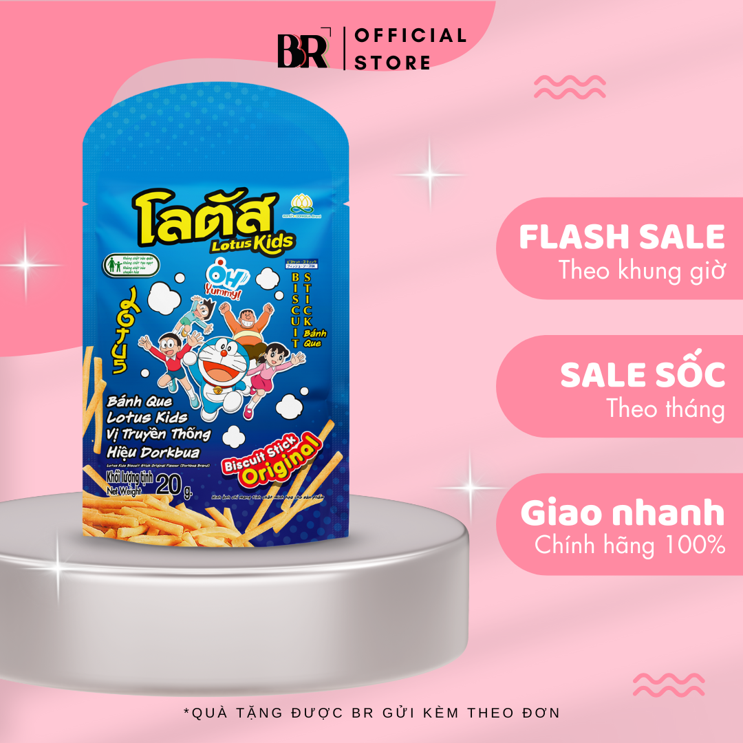 Bánh Que Lotus Kids Vị Truyền Thống Dorkbua 20g VN