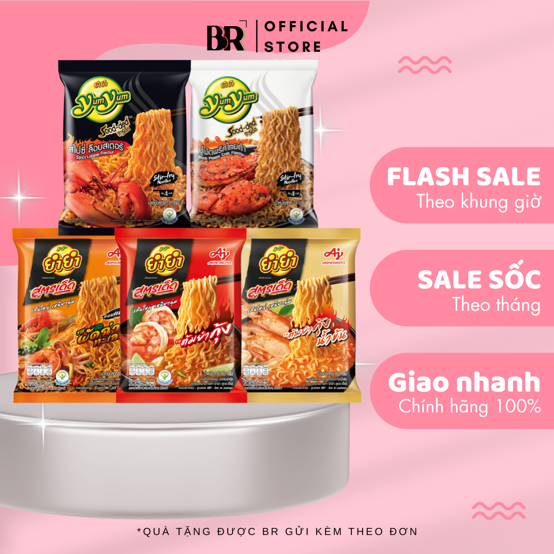 Mì Xào Khô Ăn Liền YumYum Sood-ded 75g