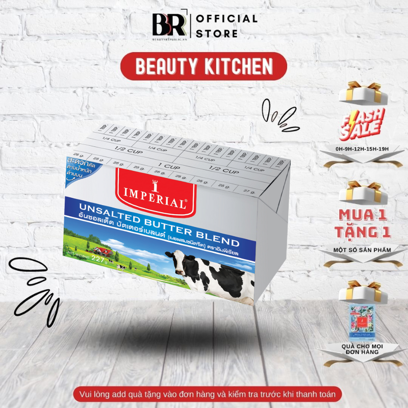 Bơ nguyên chất Imperial 227g