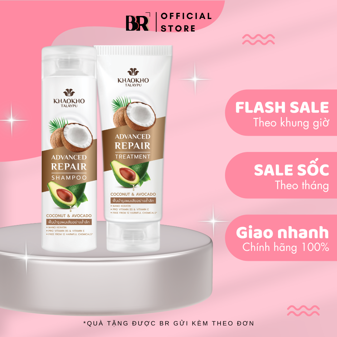Dầu Gội Dừa Và Bơ Khaokho Talaypu 240ml