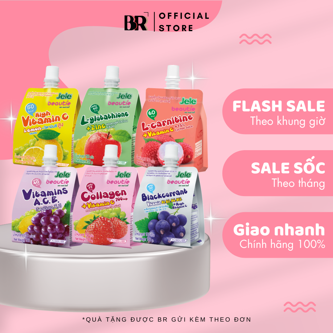 Nước Ép Trái Cây Thạch Jele Beautie 150g