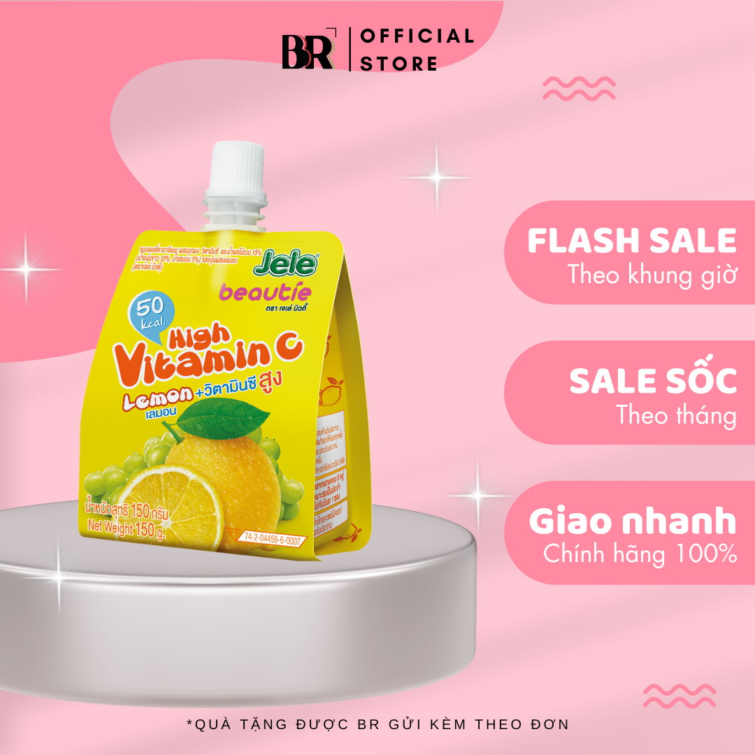 Nước Ép Trái Cây Thạch Jele Beautie 150g