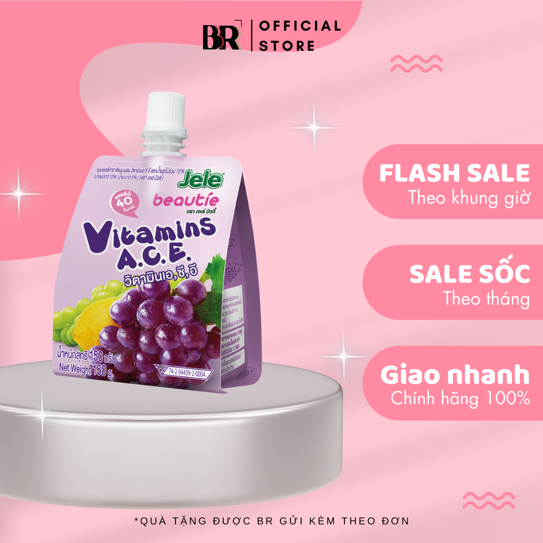Nước Ép Trái Cây Thạch Jele Beautie 150g