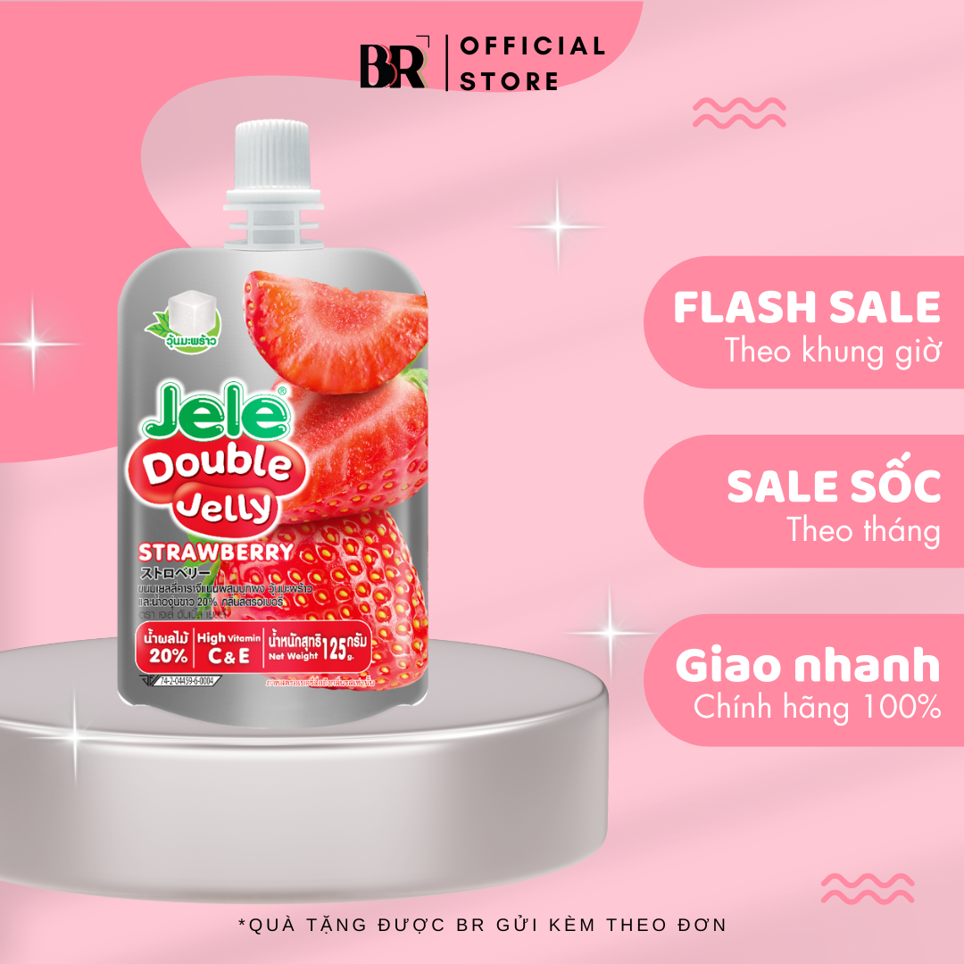 Nước Ép Trái Cây Thạch Jele Double Jelly 125g