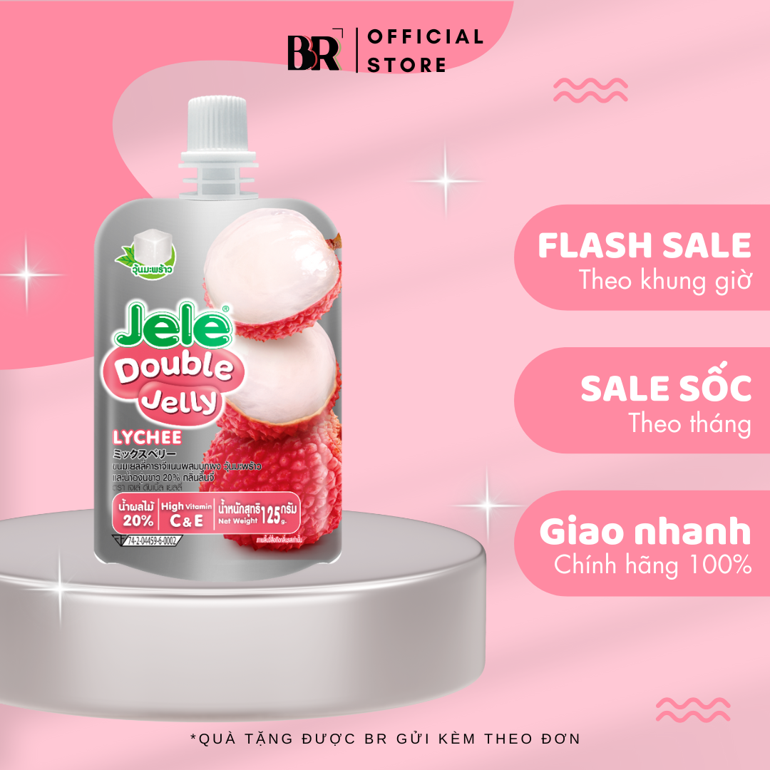 Nước Ép Trái Cây Thạch Jele Double Jelly 125g
