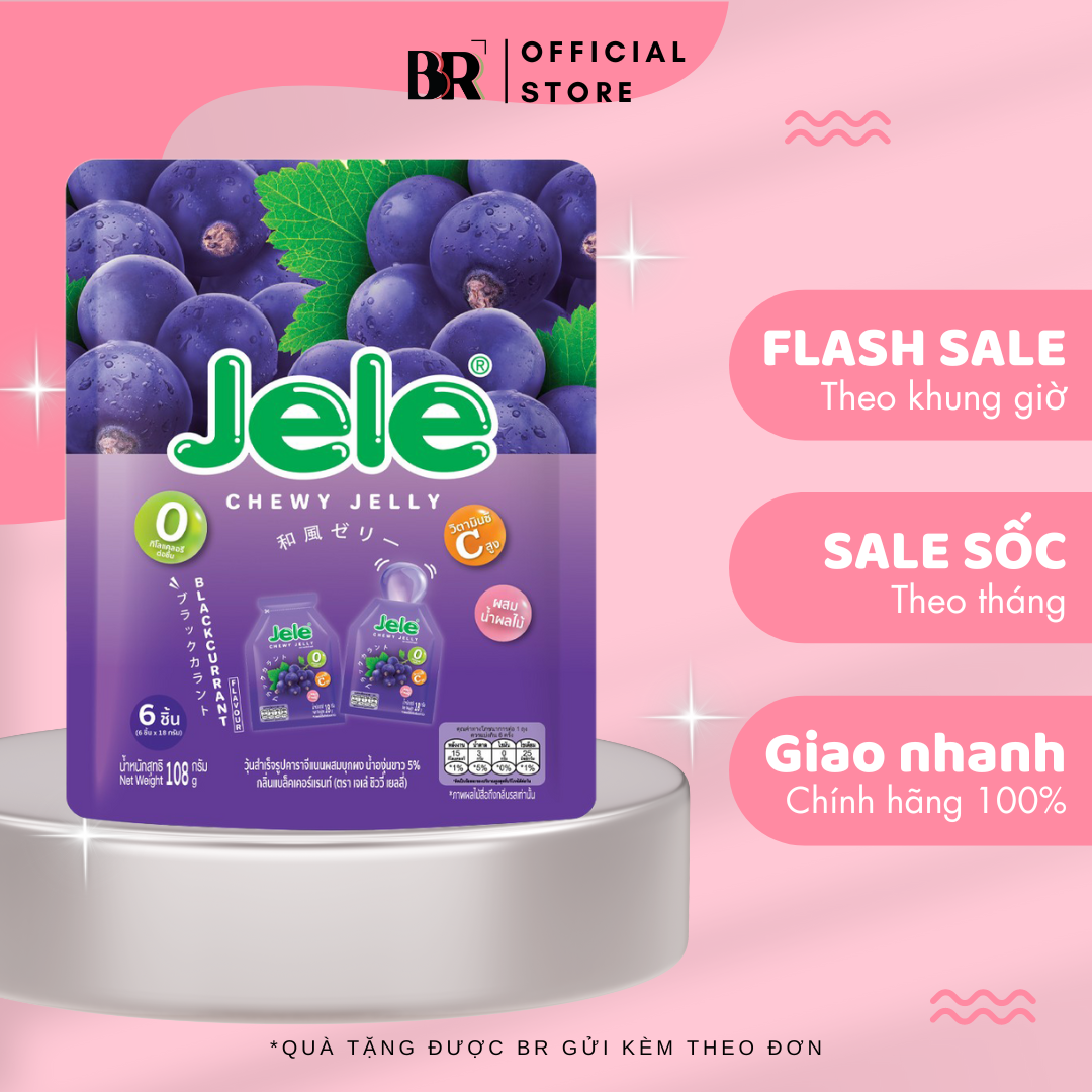 Thạch Trái Cây Konyakku Jele Chewy Jelly 108g
