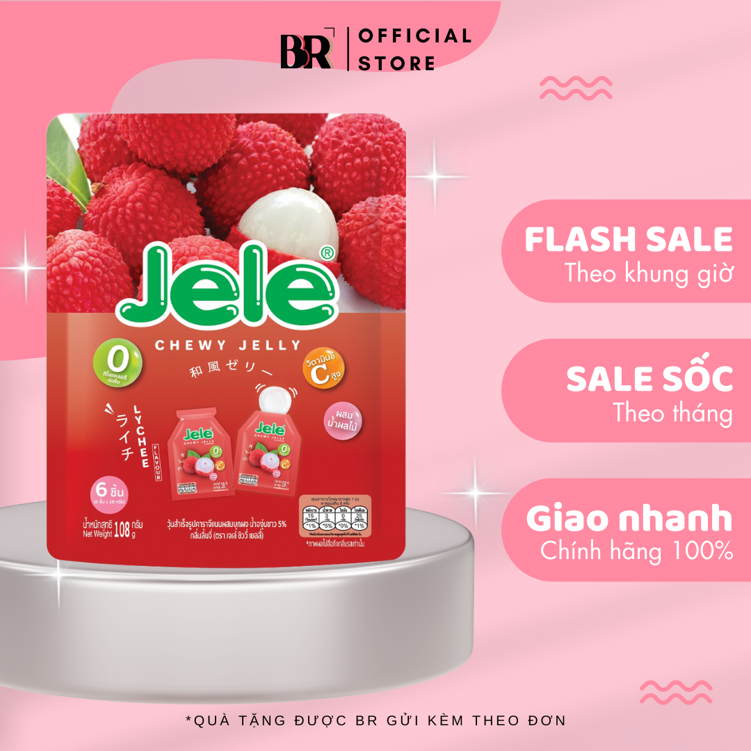 Thạch Trái Cây Konyakku Jele Chewy Jelly 108g