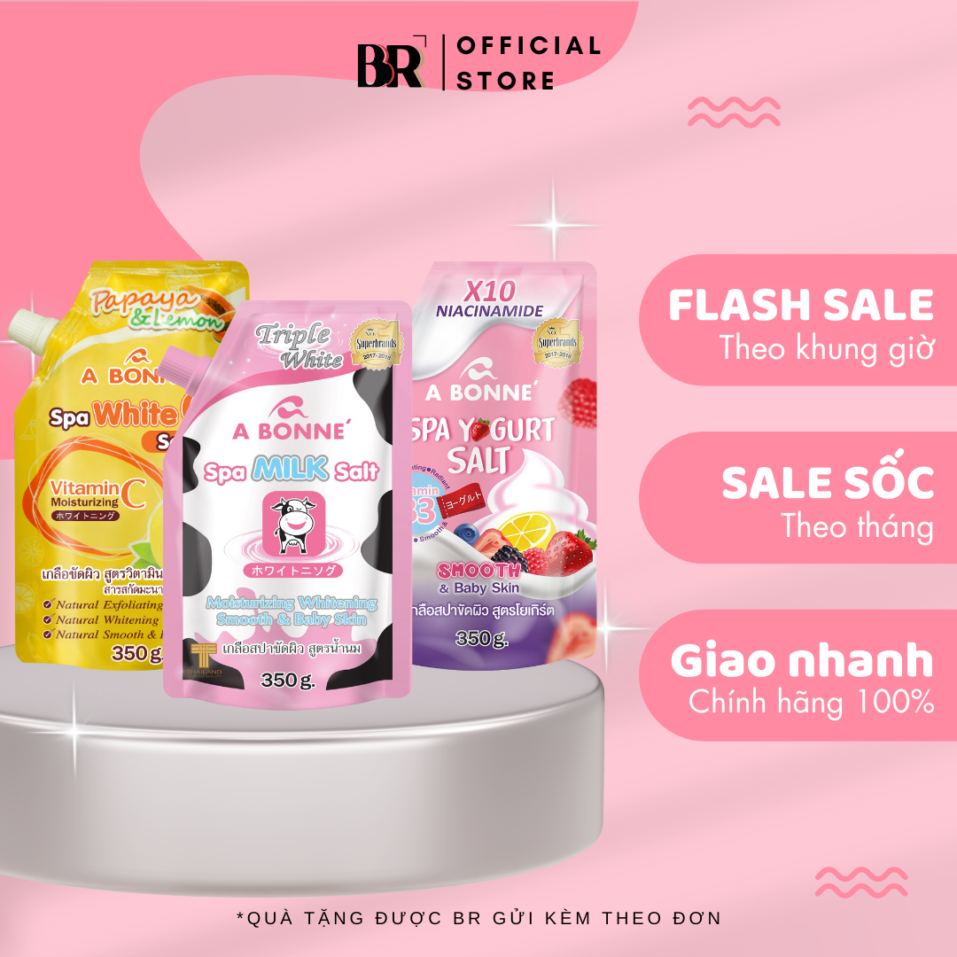 Muối Tắm Sữa Spa A Bonne' 350g (Có Vòi)