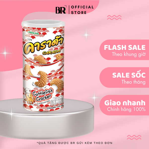 Snack Mực Vị Truyền Thống Carada 110g (Can) SKU: CACTB036P007500432