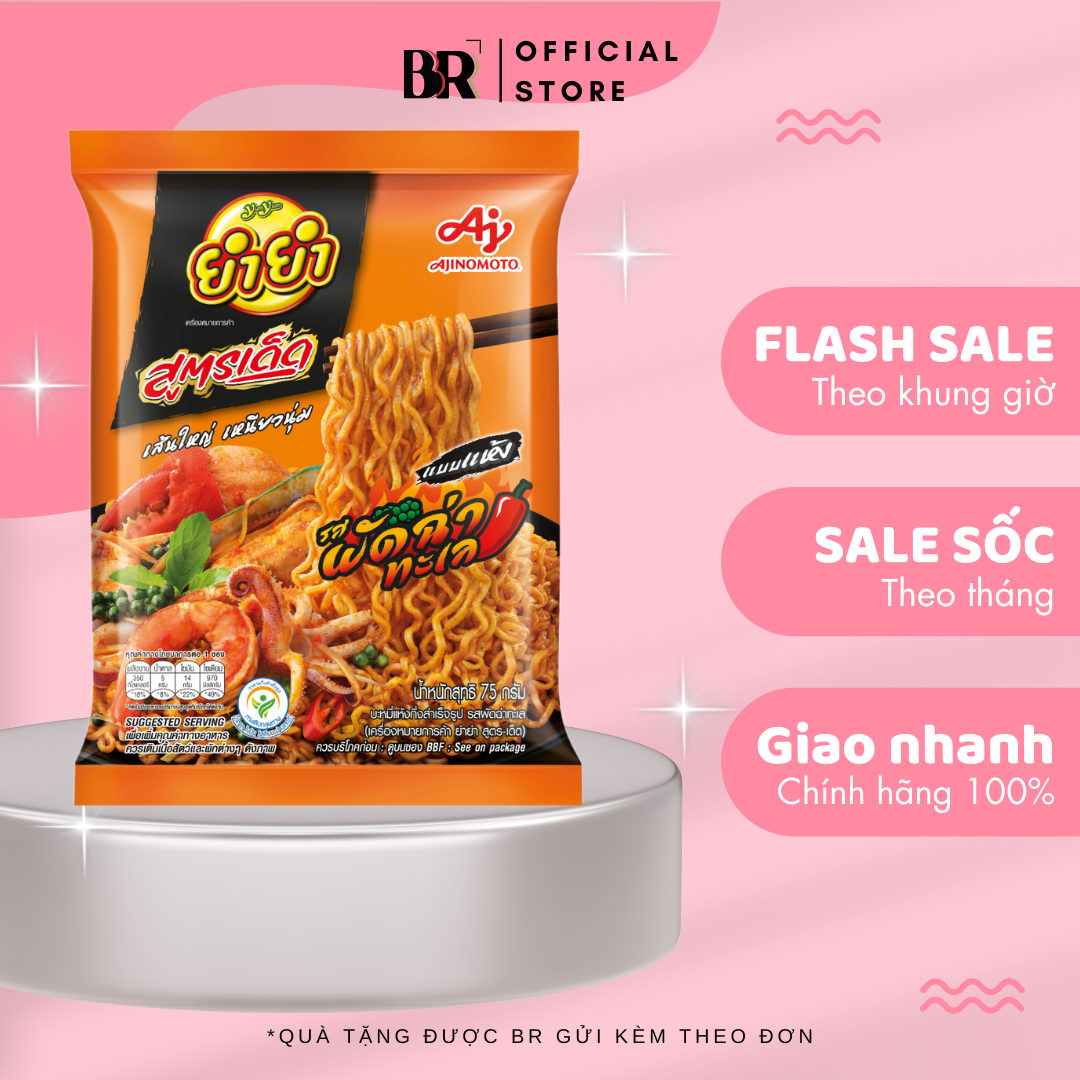 Mì Xào Khô Ăn Liền YumYum Sood-ded 75g