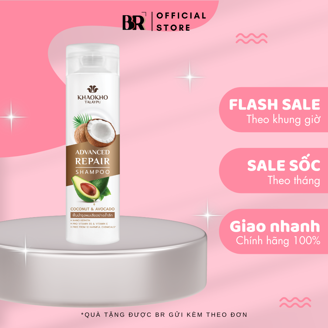 Dầu Gội Dừa Và Bơ Khaokho Talaypu 240ml
