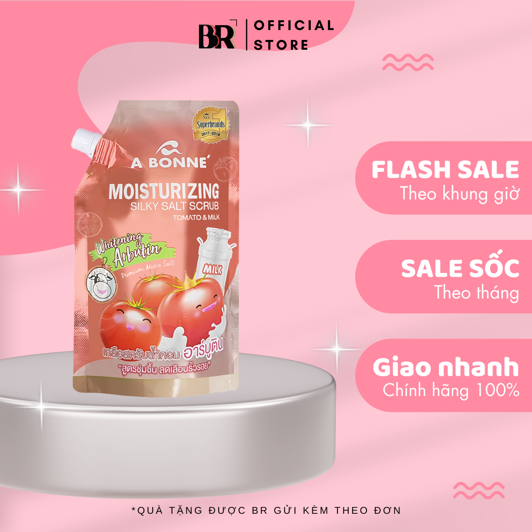 Muối Tắm Hỗ Trợ Dưỡng Ẩm A Bonne' 350g (có vòi)/gói