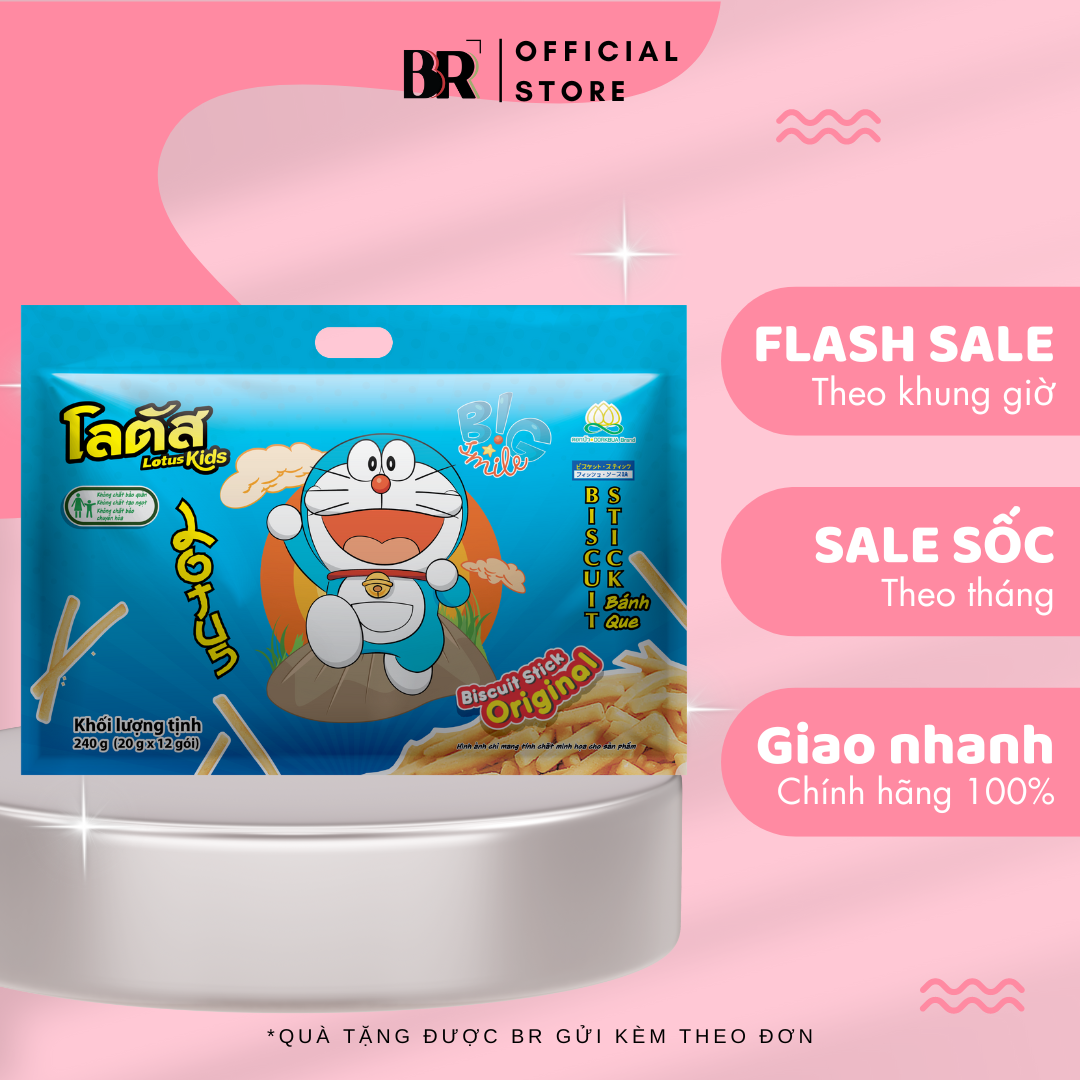 Bánh Que Lotus Kids Vị Truyền Thống Dorkbua 20g VN