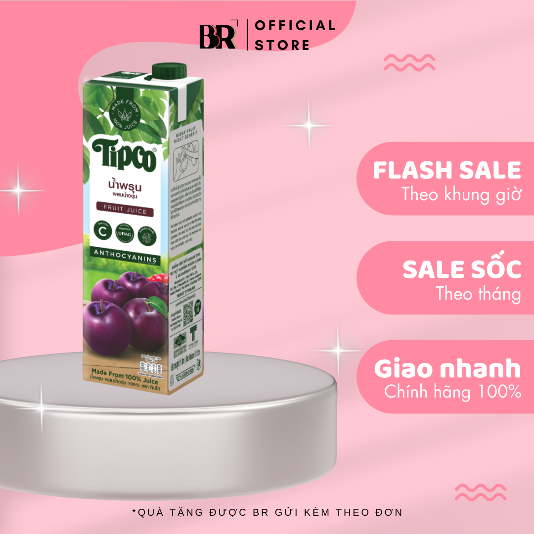 Tipco 100% Nước Ép 1L (Mới)