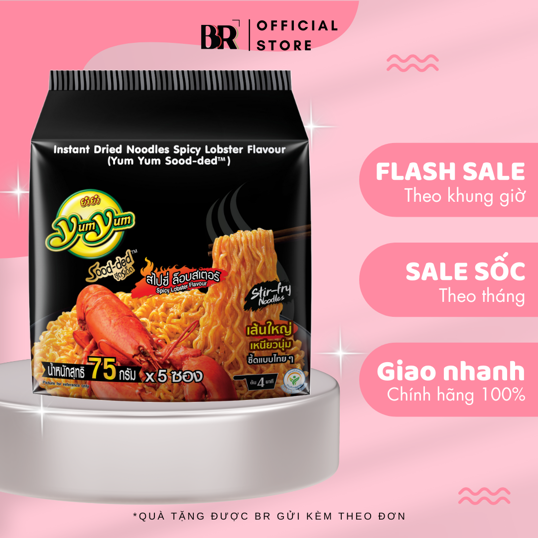 Mì Xào Khô Ăn Liền YumYum Sood-ded 75g