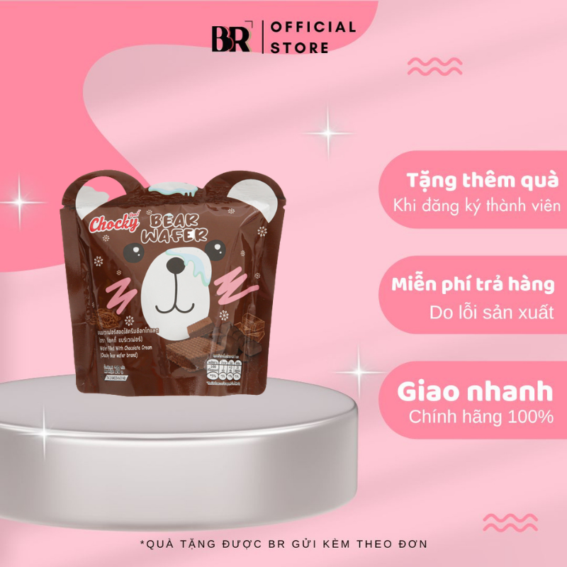 Bánh Xốp Chocky Bear 20g