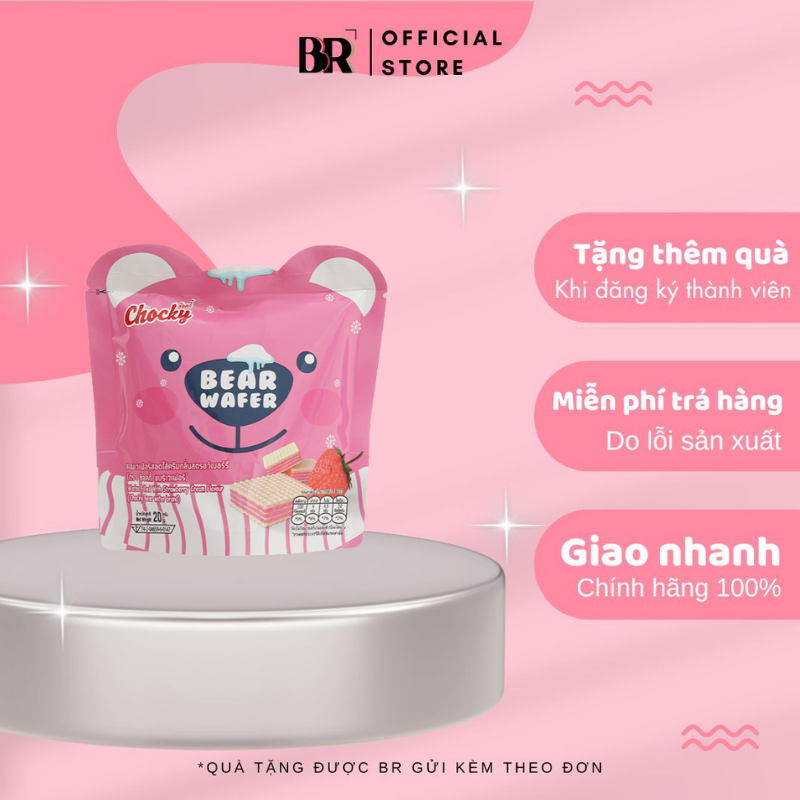 Bánh Xốp Chocky Bear 20g