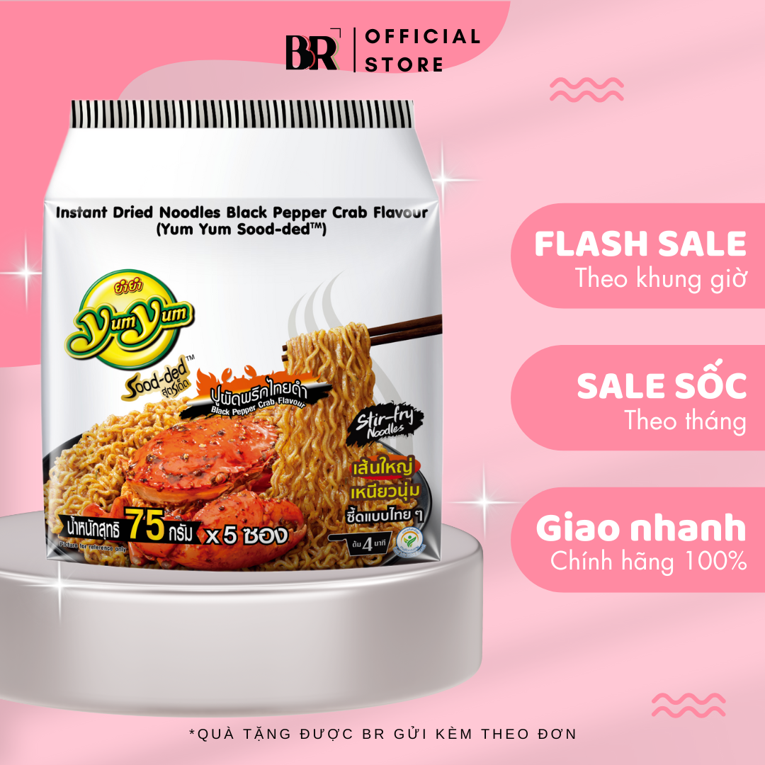 Mì Xào Khô Ăn Liền YumYum Sood-ded 75g