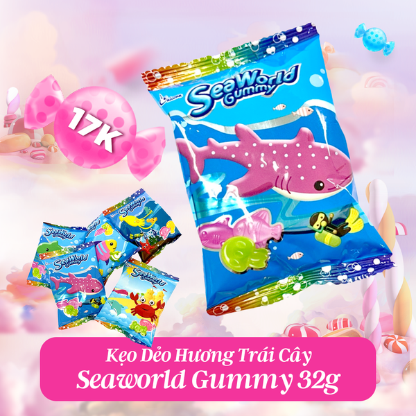 Kẹo Dẻo Gummy Seaworld Hương Trái Cây 32g SKU: CACTB177P039902013 Hết hàng