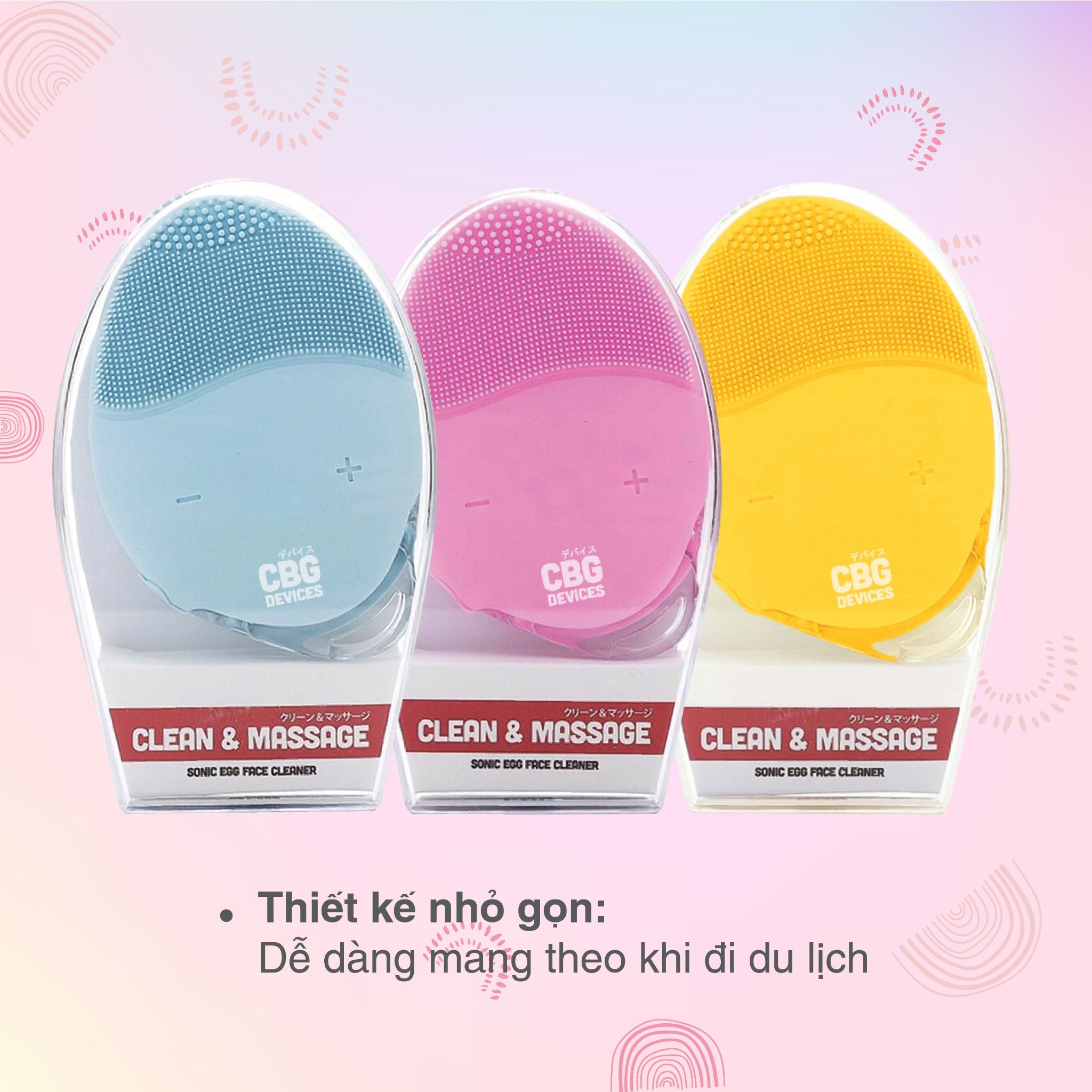 Máy Rửa Mặt 15 Cấp Độ CBG