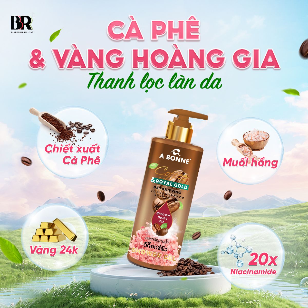 Gel Tắm Cô Đặc A Bonne’ 450ml