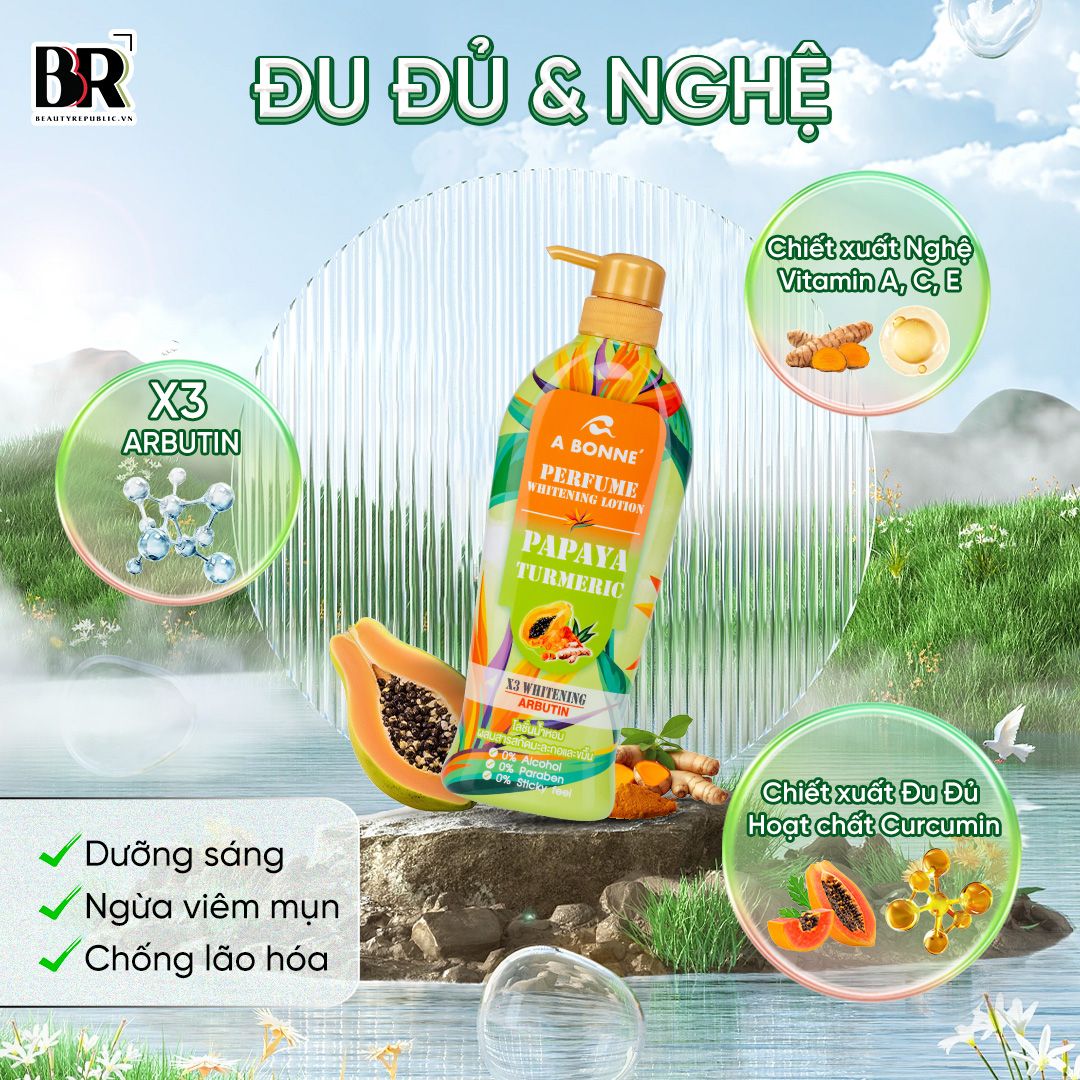 Sữa Dưỡng Hỗ Trợ Trắng Da A Bonne' 500ml/chai