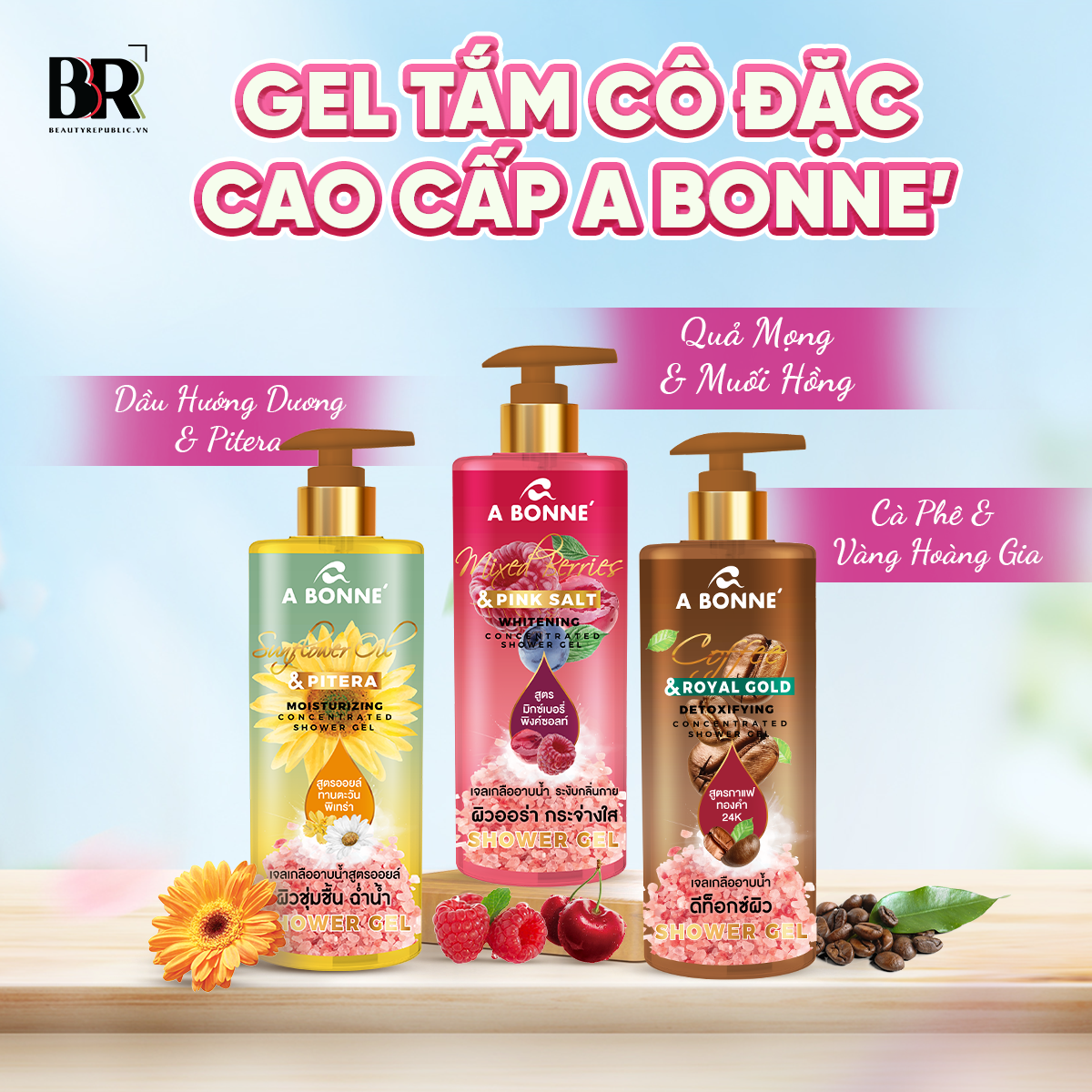 Gel Tắm Cô Đặc A Bonne’ 450ml