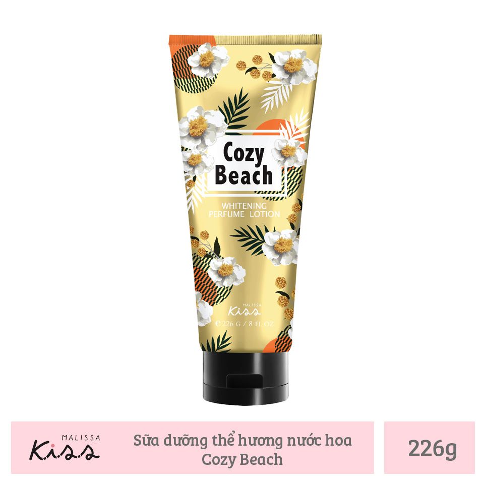 Sữa Dưỡng Trắng Da Toàn Thân Hương Nước Hoa Malissa Kiss 226g (Sunshine Series)