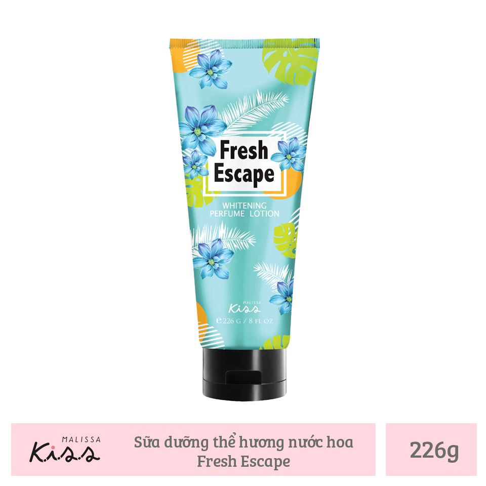 Sữa Dưỡng Trắng Da Toàn Thân Hương Nước Hoa Malissa Kiss 226g (Sunshine Series)