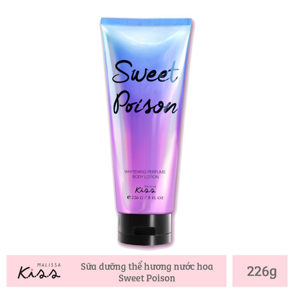 Sữa Dưỡng Trắng Da Toàn Thân Hương Nước Hoa Malissa Kiss 226g (Blossom Series)
