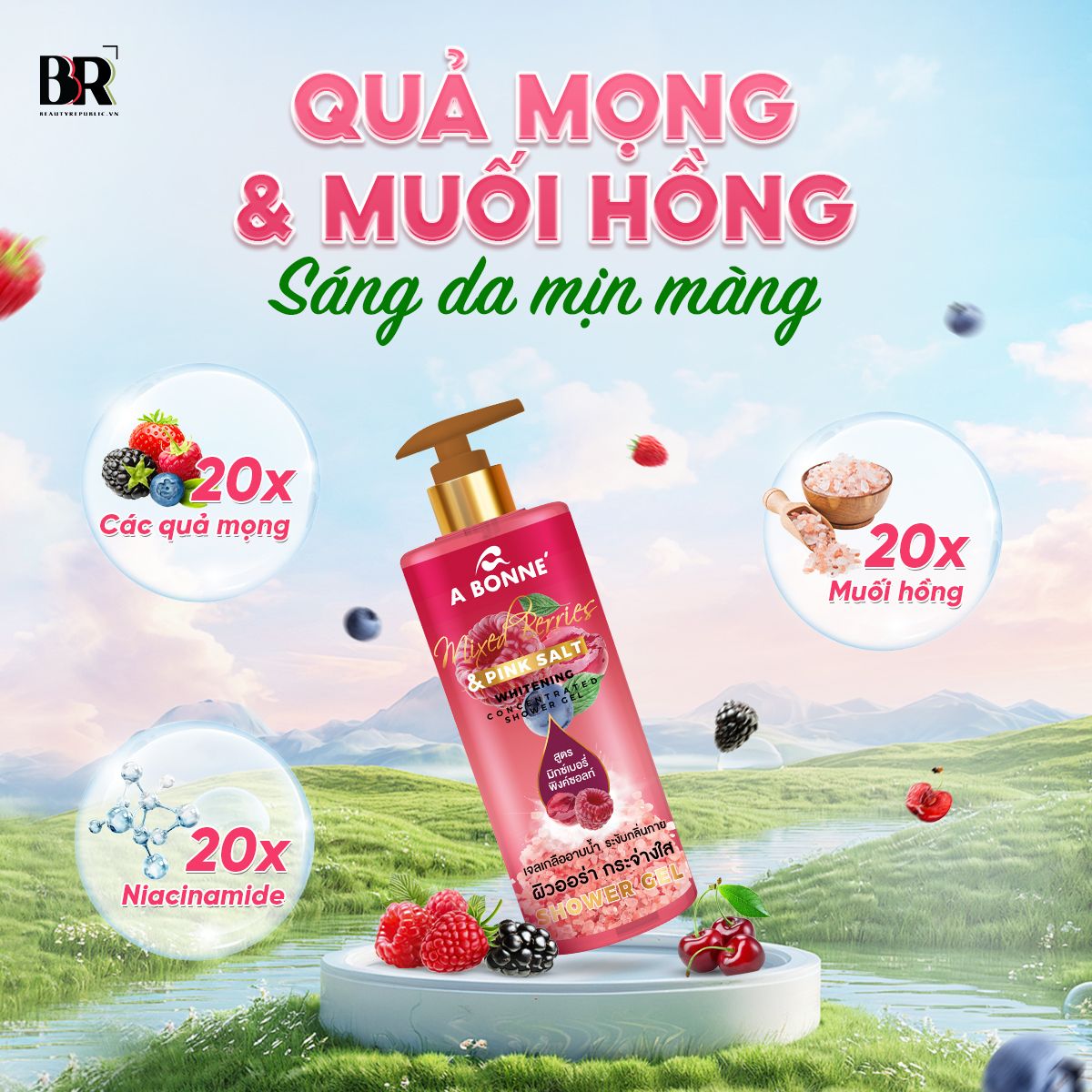 Gel Tắm Cô Đặc A Bonne’ 450ml