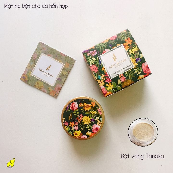 Mặt Nạ Dạng Bột Vàng Tanaka Srichand 14g