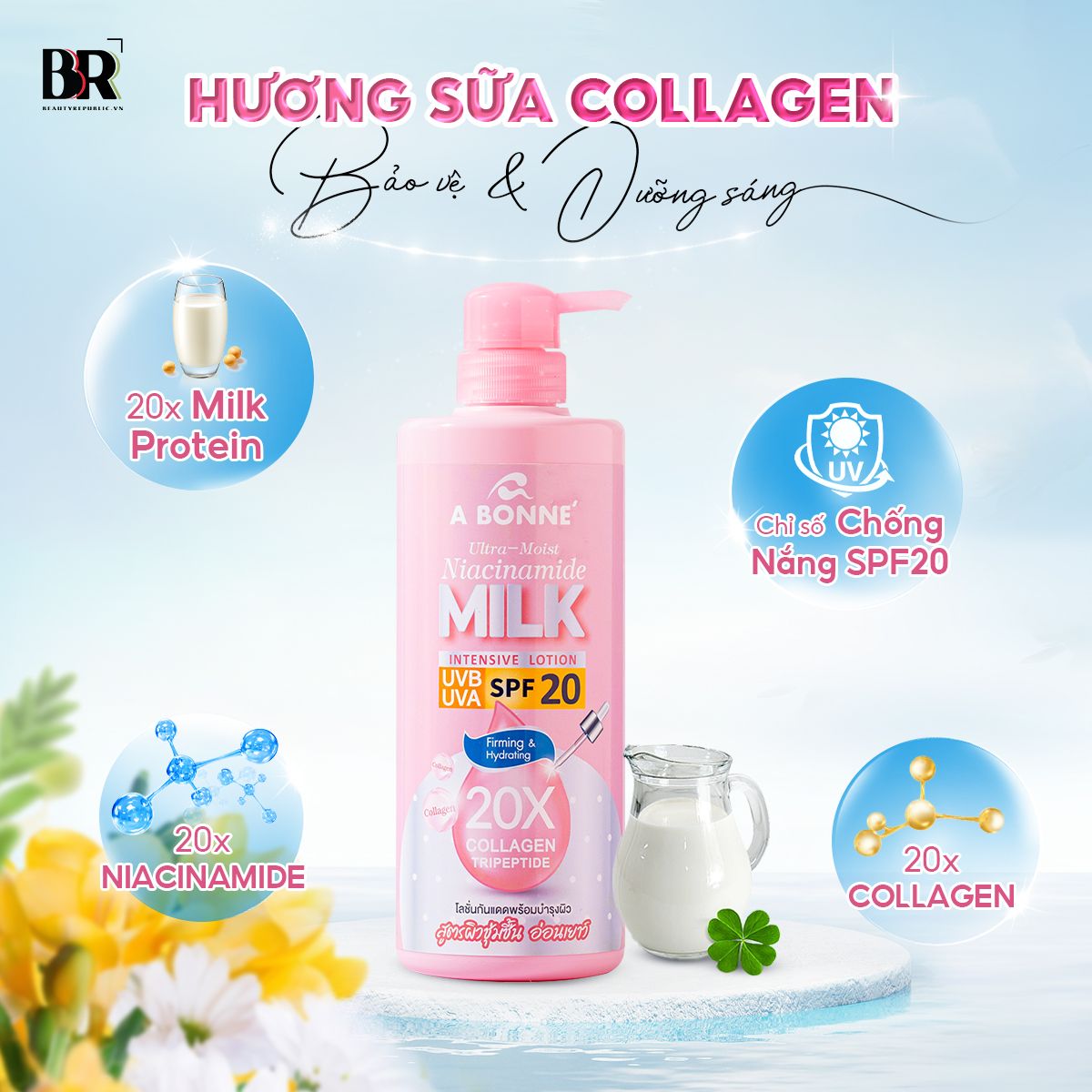 Sữa Dưỡng Thể A Bonne’ 500ml