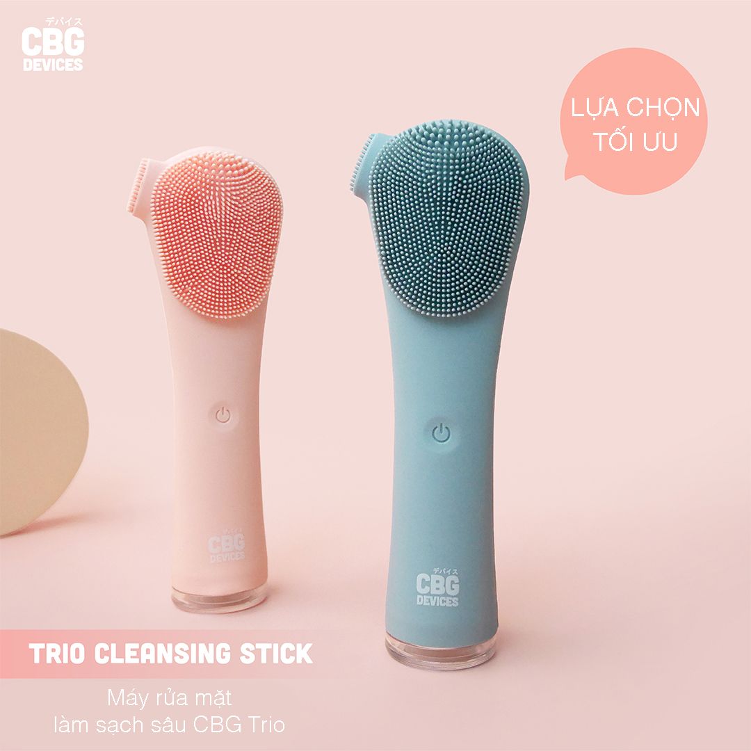 Máy Rửa Mặt Hỗ Trợ Làm Sạch Sâu CBG Trio