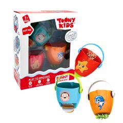 ĐỒ CHƠI TOONYKIDS BỘ NHÀ TẮM - SFUNNY WATER BUCKET - TN001