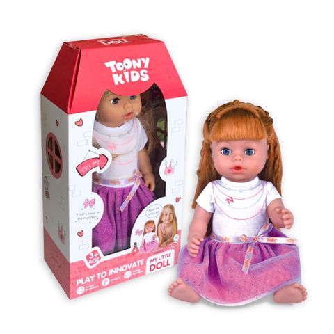 ĐỒ CHƠI TOONYKIDS BÚP BÊ BÍM TÓC - MY LITTLE DOLL - TN021