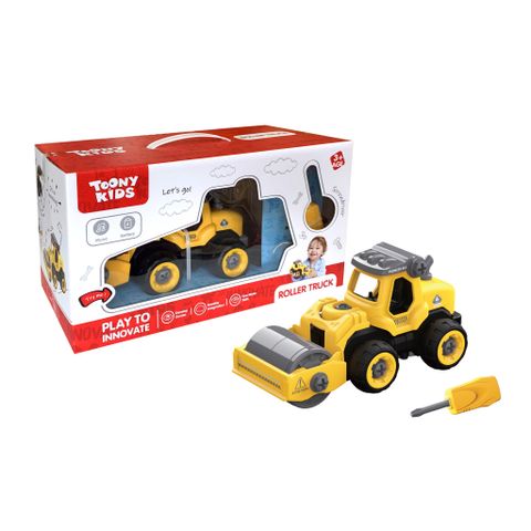 ĐỒ CHƠI TOONYKIDS XE LU LẮP RÁP KĨ THUẬT - ROLLER TRUCK - TN049