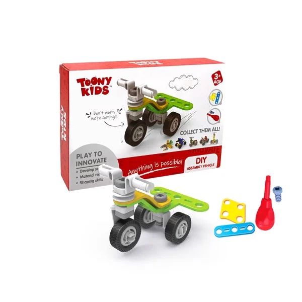 ĐỒ CHƠI TOONYKIDS BỘ XE LẮP RÁP - DIY ASSEMBLY VEHICLE - TN024