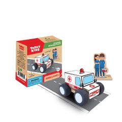 BỘ ĐỒ CHƠI DIY - SIÊU XE TÁI CHẾ - ROAD TRANSPORT COLLECTION