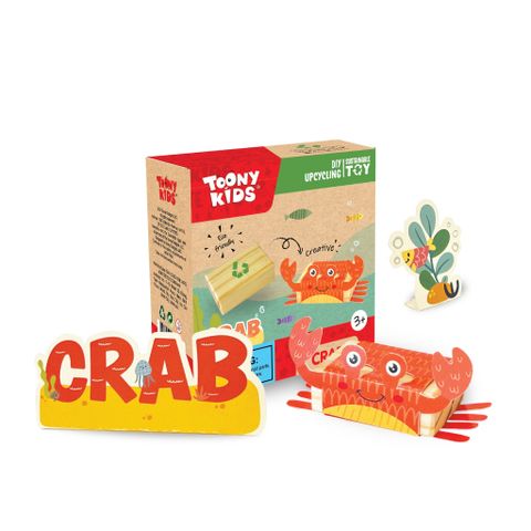 BỘ ĐỒ CHƠI DIY - PHIÊU LƯU ĐẠI DƯƠNG - SEA ANIMAL CRAB