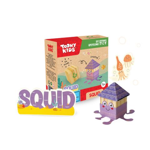 BỘ ĐỒ CHƠI DIY - PHIÊU LƯU ĐẠI DƯƠNG - SEA ANIMALS SQUID