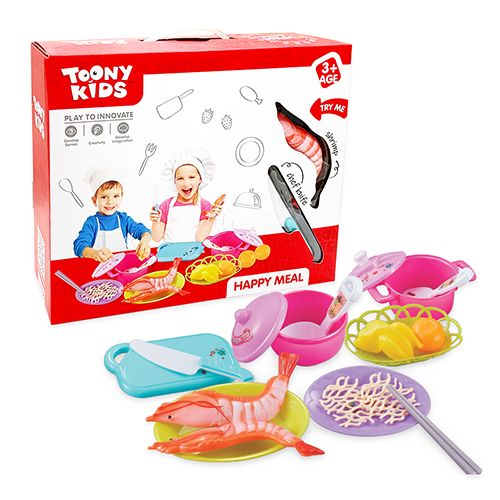 ĐỒ CHƠI TOONYKIDS BỘ NẤU ĂN 26 - HAPPY MEAL - TN128