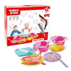 ĐỒ CHƠI TOONYKIDS BỘ NẤU ĂN 26 - HAPPY MEAL - TN128