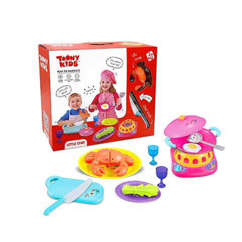 ĐỒ CHƠI TOONYKIDS BỘ NẤU ĂN 29 - LITTLE CHEF  - TN131