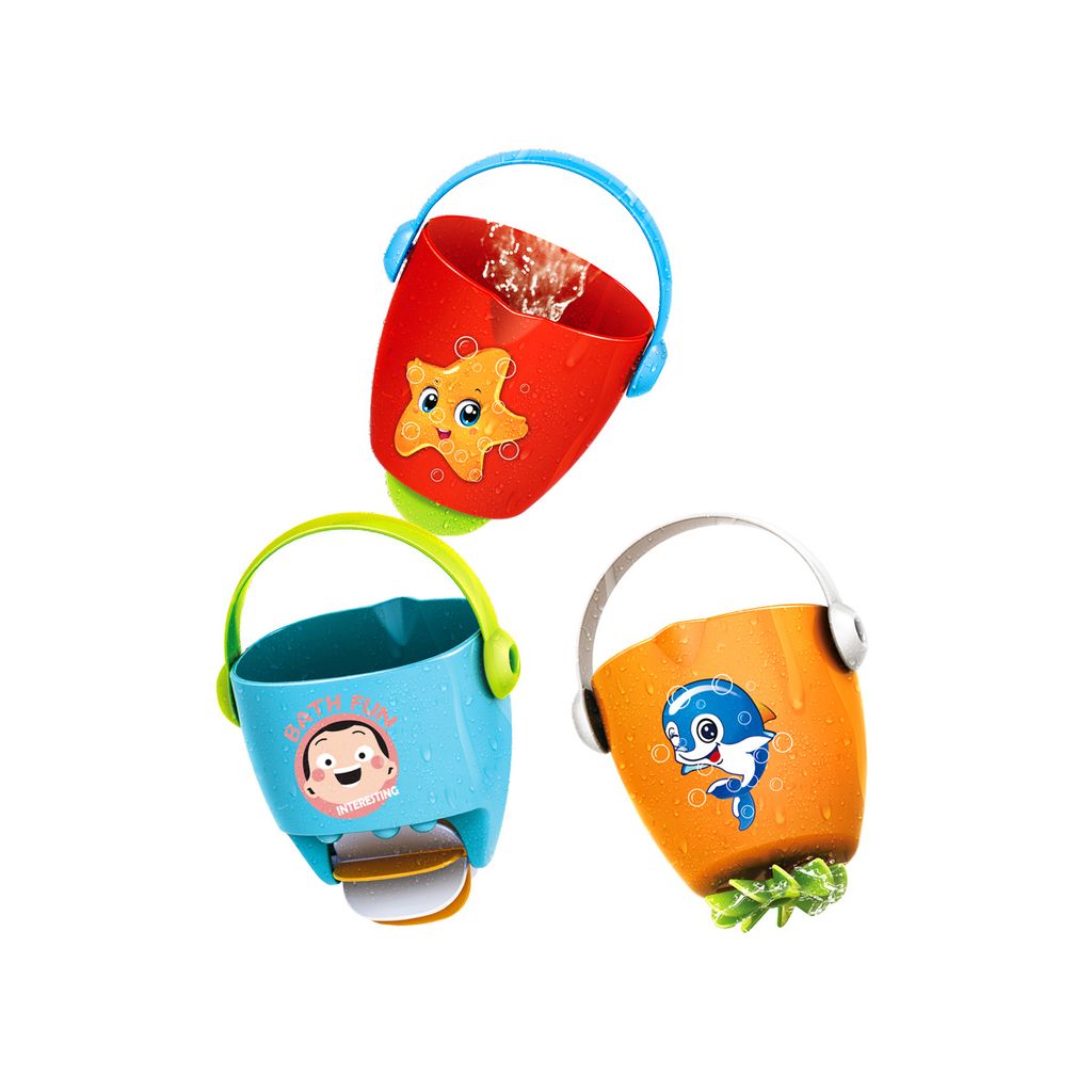 ĐỒ CHƠI TOONYKIDS BỘ NHÀ TẮM - SFUNNY WATER BUCKET - TN001