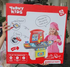 ĐỒ CHƠI TOONYKIDS BỘ ĐỒ CHƠI NẤU ĂN 31 (ĐỒ NƯỚNG) - BARBECUE  PARTY - TN139