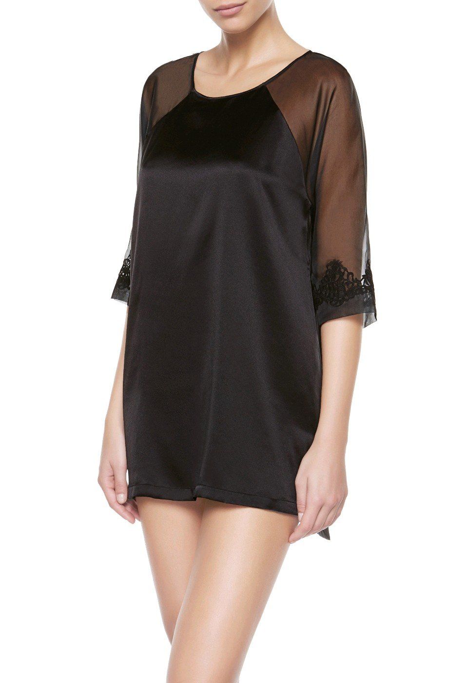Áo ngủ nữ La Perla - BST Macrame