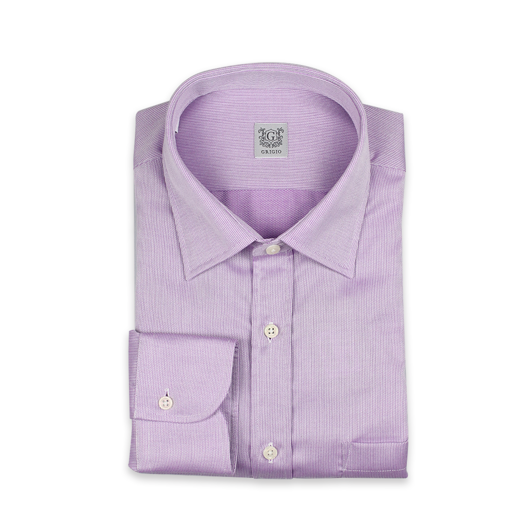 Áo sơ mi tay dài regular Grigio - 44VA