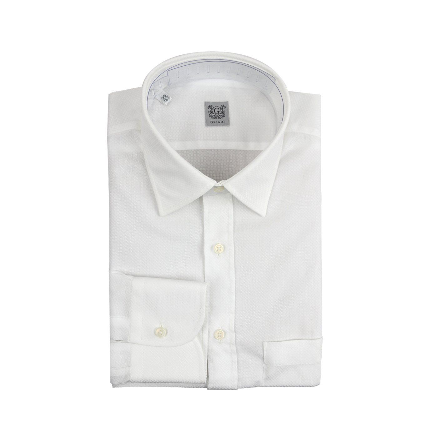 Áo sơ mi tay dài slim fit Grigio