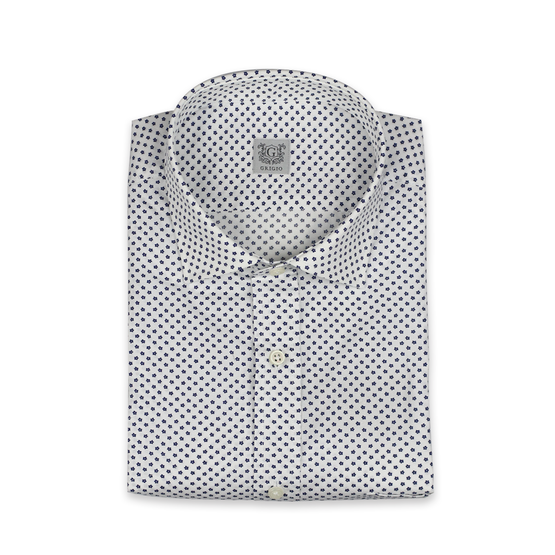 Áo sơ mi tay ngắn slim fit Grigio - 4451